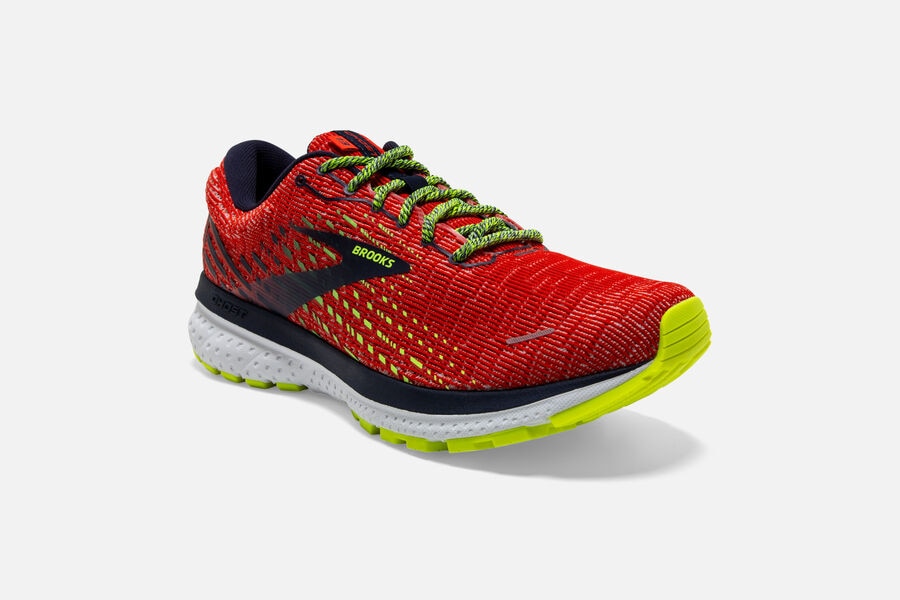 Brooks Israel Ghost 13 Road Running Shoes Mens - Red/Black - SCZ-436795